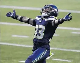  ?? ELAINE THOMPSON/ AP ?? Seahawks safety Jamal Adams was traded from the Jets in July.