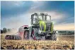  ?? ?? The Claas Xerion.