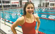  ?? David Fierro / Hearst Connecticu­t Media ?? Greenwich High School rising senior Meghan Lynch has made a verbal commitment to attend Stanford University, where she will join the school’s women’s swimming team. Stanford has won the NCAA national title three straight seasons.