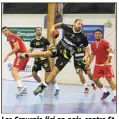  ?? (Photo Luc Boutria) ?? Les Craurois (ici en noir, contre StRaphaël) ont pris leur revanche face à Ajaccio.