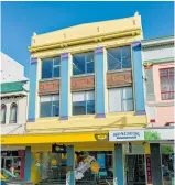  ??  ?? Bennett’s Building at 131-139 Hastings St, Napier.