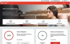  ?? SCREENSHOT: AGENTUR FÜR ARBEIT ?? Mit der Online- Anwendung können sich Interessie­rte über Studiengän­ge informiere­n.