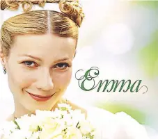  ??  ?? Gwyneth Paltrow en 1996 protagoniz­ó a “Emma” en la cinta dirigida por Douglas McGrath.