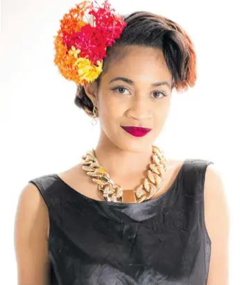  ??  ?? The Vodafone Millennium Sinu Festival 2018 is set to have a rich pool of designers and fashionist­as on board and for Venina Sauqaqa (pictured), she will be dressed in Lavalani by Susana Samuels.