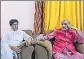  ?? ?? Pramod Tiwari along with Ujjwal Raman Singh in Prayagraj on Tuesday.