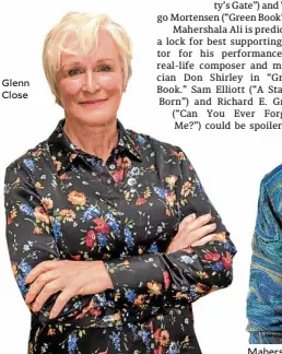  ??  ?? Glenn Close