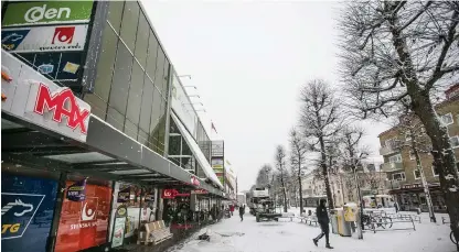  ?? Bild: ANDREAS OLSSON ?? PLANER. De nya fastighets­ägarna vill bygga hotell och lägenheter ovanför Odenhuset.