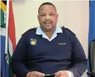  ?? Picture: ABONGILE SOLUNDWANA ?? TOP POST: New district commission­er Major-General Rudolph Adolph was introduced to the media by the SAPS recently