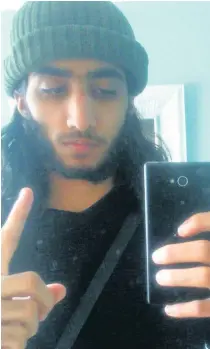  ??  ?? >
Humza Ali, from Ward End, has been convicted of trying to join the so-called Islamic State (IS) in Syria