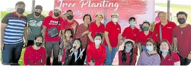 ?? ?? Bria Homes recently organized a tree planting event at its Plaridel location in Barangay Lagundi.