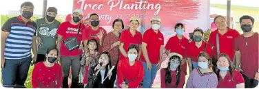  ?? ?? Bria Homes recently organized a tree planting event at its Plaridel location in Barangay Lagundi.