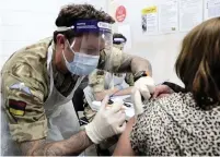  ??  ?? Macclesfie­ld could now get military aid with its vaccinatio­n and testing programme