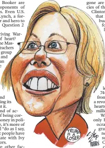  ??  ?? WARREN: Backed school choice and vouchers before getting elected.