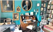  ??  ?? Demistifyi­ng art: inside the dealer Roy Precious’s Wiltshire home