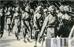  ?? GETTY ?? Heroes: Indian troops, like many who fought for Empire, were not honoured