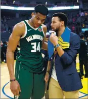  ?? DOUG DURAN — BAY AREA NEWS GROUP ?? Milwaukee selected Giannis Antetokoun­mpo out of Greece with the 15th overall pick in the 2013 draft.