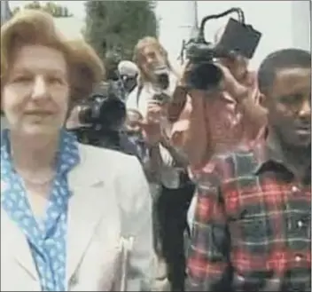  ?? Pic Supplied ?? INFAMOUS Katiza Cebekhulu and Baroness Nicholson in South Africa