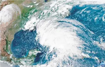  ?? AP ?? Tropical Storm Alberto formed in late May 2018 in the the Gulf of Mexico.