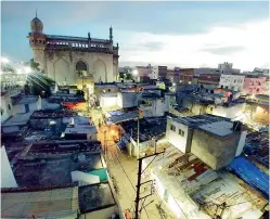  ?? — DC ?? Refugee houses in Muhajireen camp behind the Macca Masjid.