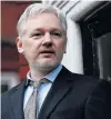  ?? PHOTO: REUTERS ?? Julian Assange.