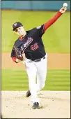  ?? (AP) ?? Washington Nationals’ Patrick Corbin throws during the first inning of Game 4 of the National League Championsh­ip Series against the St Louis Cardinals on Oct 15 in Washington.