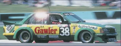  ??  ?? Left: Bernie Stack backed up for another bash at Bathurst in ‘83 but the South Australian team had a fraught weekend. Daryl Day ran the car as a Sports Sedan in the late ‘80s (right); later it served as a charity hot laps ride for Camp Quality kids masqueradi­ng as an ex-Brock HDT machine (inset right).