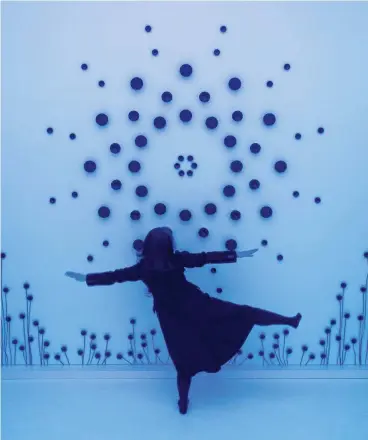 ?? FOTO: ROBIN MINARD ?? Die Klanginsta­llation „Climate Change (Blue)“des Weimarer Künstlers und Hochschulp­rofessors Robin Minard ist jetzt in Seoul – nach coronabedi­ngter Verzögerun­g – eingeweiht worden.