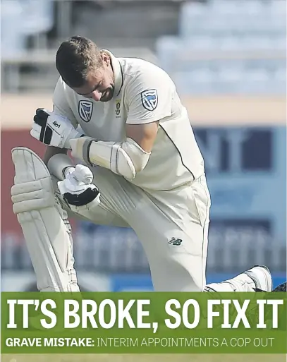  ?? Picture: AFP ?? DOWN AND OUT. A dejected Anrich Nortje shows his disappoint­ment after the Proteas were whitewashe­d by India on the fourth day of the third Test in Ranchi yesterday.