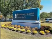  ?? DIGITAL FIRST MEDIA FILE PHOTO ?? After six months of negotiatio­ns — a contract agreement has been reached and approved for more than 250 healthcare workers at Pottstown Hospital — Tower Health.