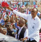  ?? Reuters ?? Senza rivali Il presidente Paul Kagame: l’unica avversaria che poteva impensieri­rlo è stata rifiutata dal comitato elettorale