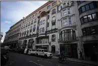  ?? (AP/Matt Dunham) ?? An exterior view of 56-60 Conduit Street in the Mayfair district of London as seen Monday. The property is linked to Azerbaijan­i President Ilham Aliyev in a new report dubbed the Pandora Papers.