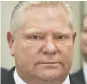  ??  ?? Ontario Premier Doug Ford