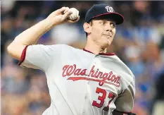  ?? THE ASSOCIATED PRESS/FILES ?? The Nationals’ Stephen Strasburg did not pitch in the All-Star Game — a minor thing in July that could seem major in fall. For full game coverage, visit thestarpho­enix.com/sports.