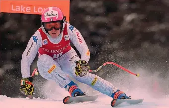  ?? AFP ?? Nadia Fanchini, 32, ha esordito in Coppa del Mondo il 13 dicembre 2003 nel gigante in Alta Badia