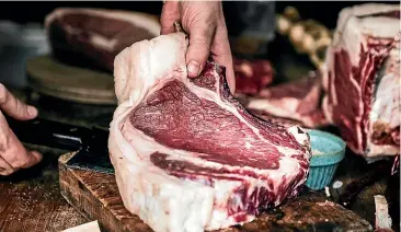  ??  ?? About 95 per cent of New Zealand’s sheepmeat and 87 per cent of beef is exported, and what’s left behind for locals is being sold at a premium.