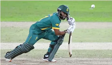  ?? | PRADEEP DAMBARAGE BackpagePi­x ?? TEMBA Bavuma says his injured hand is getting stronger ahead of the T20 World Cup.