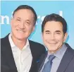  ??  ?? Dr Terry Dubrow and Dr Paul Nassif from TV show Botched.