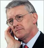  ??  ?? Shadow Foreign Secretary Hilary Benn