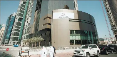  ??  ?? The QSE index gained for the second day in a row after Qatari lenders Masraf Al Rayan and al khaliji said they had begun negotiatin­g a potential merger.