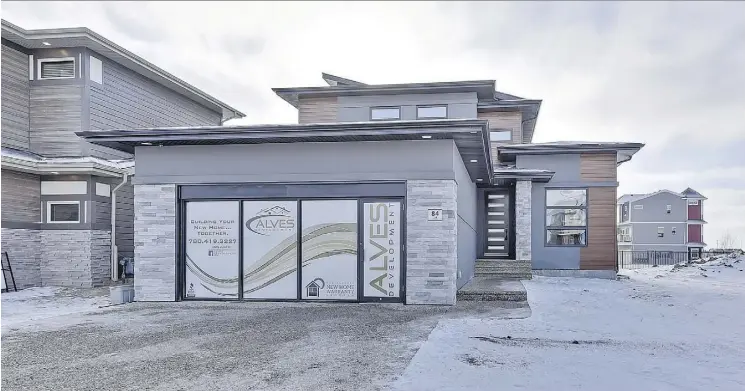  ??  ?? The 2018 Big Brothers Big Sisters Dream Home Lottery features two homes in St. Albert, including this 2,310-square-foot, one-and-a-half storey offering from Alves Developmen­t.