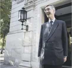  ??  ?? 0 Jacob Rees-mogg faced calls for a protest outside his home