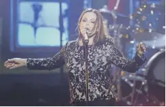  ??  ?? Belinda Carlisle’s biggest hits were welcomed by the fans