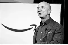  ??  ?? Amazon CEO Jeff Bezos. The company’s Offensive Products policies don’t apply to books