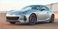  ?? SUBARU OF NORTH AMERICA VIA AP ?? The Subaru BRZ is lightweigh­t and lively and provides a great handling feel of the road.