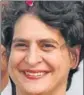  ??  ?? Priyanka Gandhi