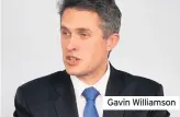  ??  ?? Gavin Williamson