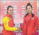  ?? FOTO: RFET ?? Sorribes y Osaka, duelo de Fed Cup