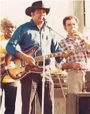  ??  ?? BELOW LEFT: Linda met her folk singer father Laurence when she was 28. BELOW:
Rick Farley was the love of Linda’s life.