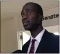  ?? THE ASSOCIATED PRESS ?? Florida's surgeon general, Dr. Joseph Ladapo, speaks with reporters in February 2022.