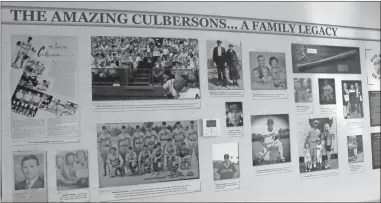  ?? Severo avila ?? “The Amazing Culberson...A Family Legacy” is an informativ­e panel at the Shannon Recreation Center made possible by the Watters District Council for Historical Preservati­on.